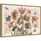 Antiquarian Blooms II (Bouquet) by Katie Pertiet 23-in. W x 16-in. H. Canvas Wall Art Print Framed in Natural